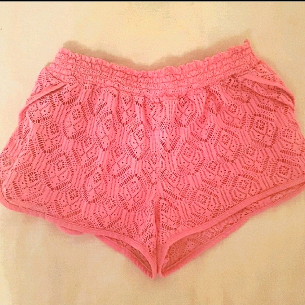 Sheer Lace Shorts